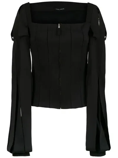 Gloria Coelho Louis Xv Cardigan In Black