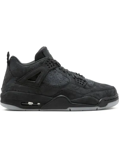 Jordan Air  4 Retro Kaws In Black