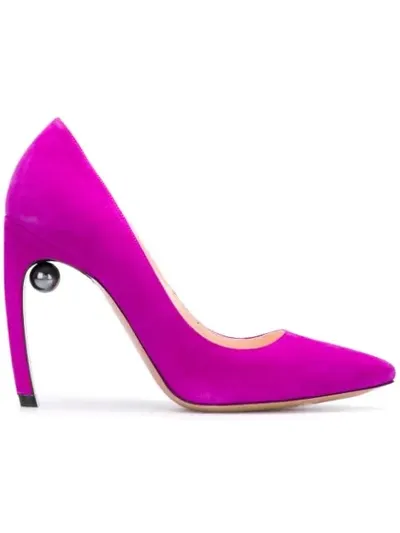 Nicholas Kirkwood Mira Pearl Pumps In Pink