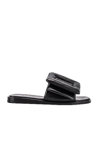 Boyy Black Buckled Leather Sandals