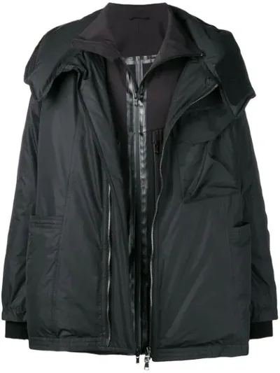 The Viridi-anne Oversized Padded Coat In Black