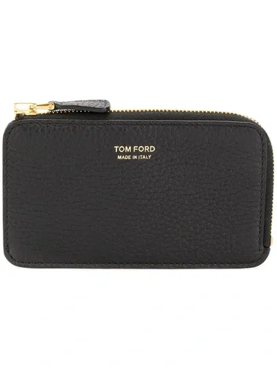 Tom Ford Zip Wallet In Black