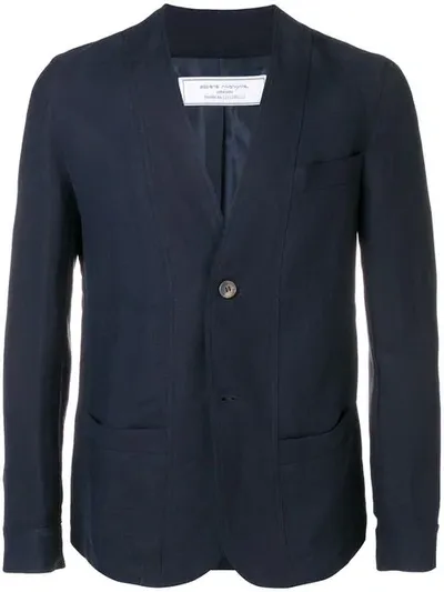 Société Anonyme Trip Collarless Blazer In Blue