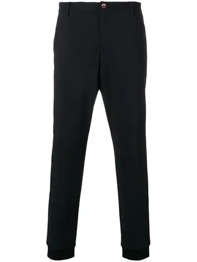 Roberto Cavalli Relaxed Chino Trousers In Black