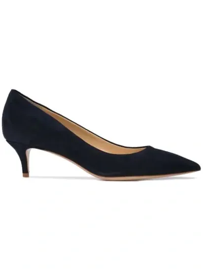 Marion Parke Kitten Heel Pumps In Blue