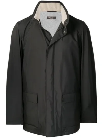 Loro Piana Classic Raincoat In Grey