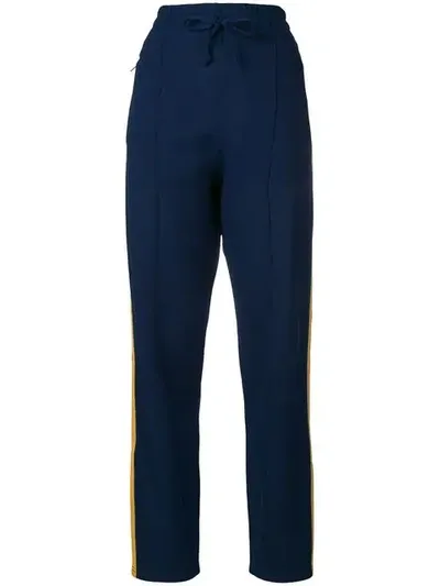 Isabel Marant Étoile Classic Track Trousers In Blue