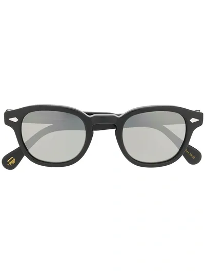 Moscot Lemtosh Round Sunglasses In 黑色