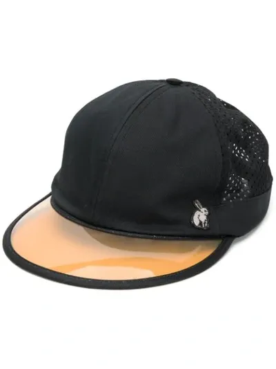 Gucci Rabbit Patch Cap In Black