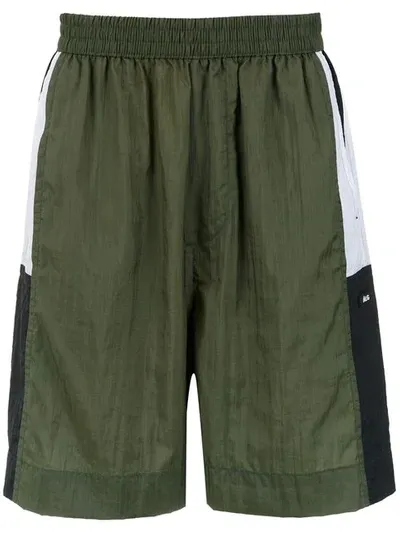 Àlg Two Tone Shorts In Green