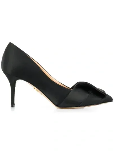 Charlotte Olympia Classic Velvet Pumps In Black