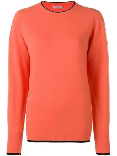 Pre-owned Saint Laurent 1990's Cashmere Jumper In Orange