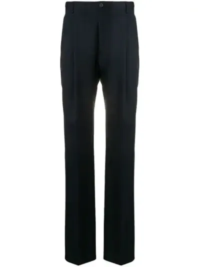 Lanvin Straight Leg Trousers In Blue