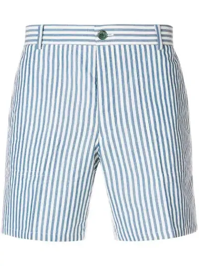 Thom Browne Gestreifte Shorts In Blue