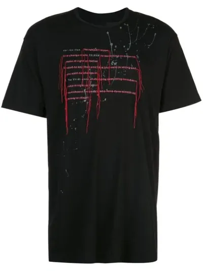 The Viridi-anne 'cor-rec-tion' T-shirt In Black