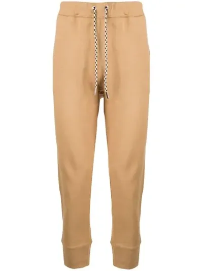 Jil Sander Jogging Tapered Trousers In Brown