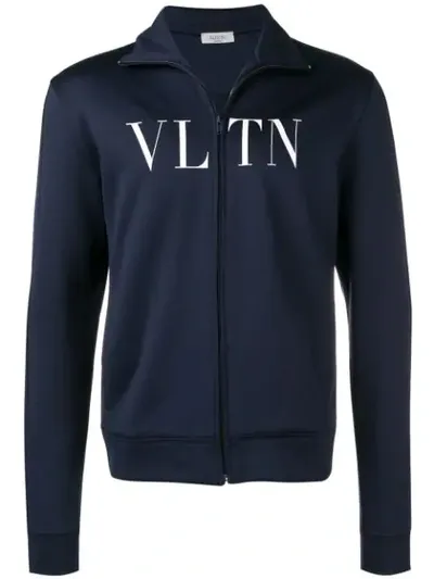 Valentino Vltn Trackjacket In Blu