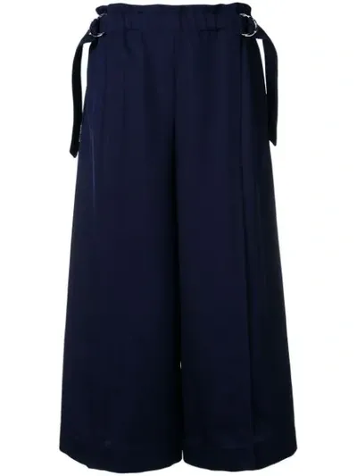 Chloé Wide Legged Pants In Blue