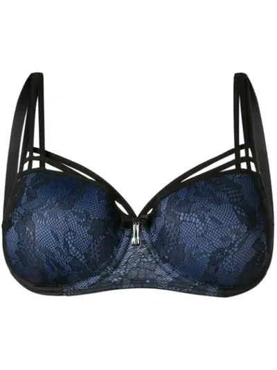 Marlies Dekkers Dame De Paris Balcony Bra In Blue