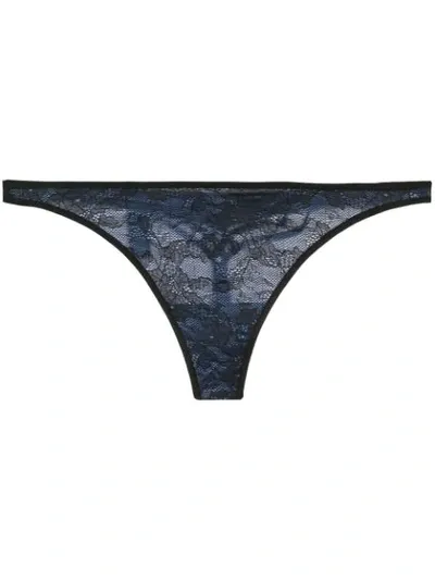 Marlies Dekkers Dame De Paris Thong In Blue