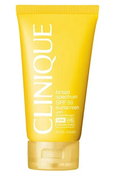 Clinique Broad Spectrum Spf 50 Sunscreen Body Cream 5 oz In Size 3.4-5.0 Oz.