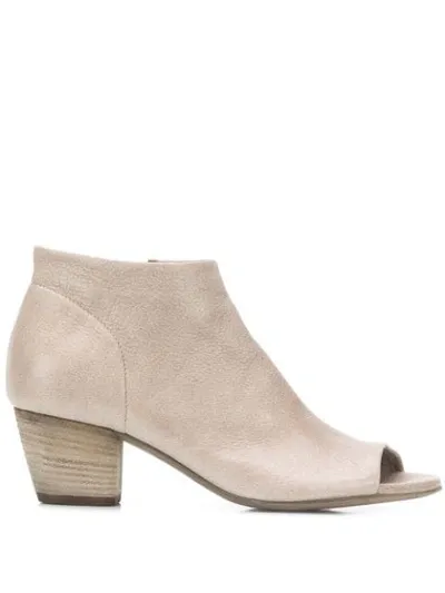 Officine Creative Adele Open-toe Boots In Neutrals