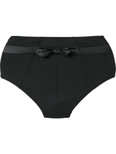 Marlies Dekkers Cache Coeur High-waisted Bikini Briefs In Black