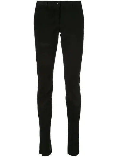 Isaac Sellam Experience Classic Skinny-fit Trousers In Black