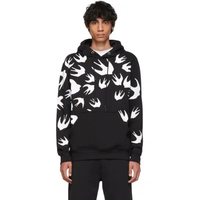 Mcq By Alexander Mcqueen Mcq Alexander Mcqueen Black Swallow Signature Hoodie