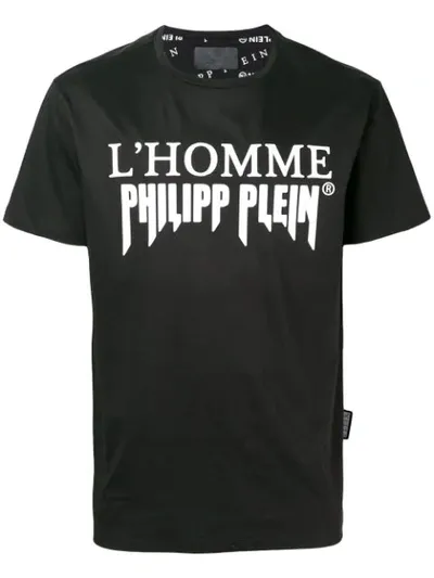 Philipp Plein L'homme  T-shirt In Black