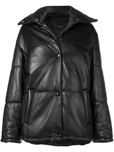 Manokhi Padded Drawstring Jacket In Black