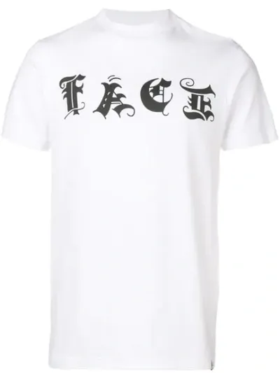 Facetasm Logo Print T-shirt In White