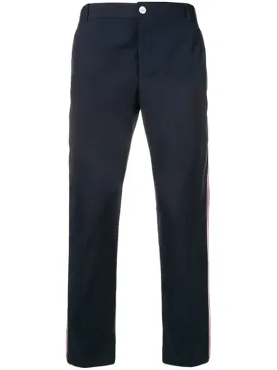 Thom Browne Typewriter Cloth Chino Trouser In Blue