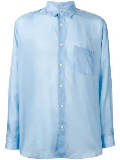 Comme Des Garçons Shirt Loose Fit Shirt In Blue