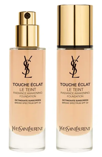 Saint Laurent Touche Eclat Le Teint Radiant Liquid Foundation Br05 Cool Milk 1 oz/ 30 ml