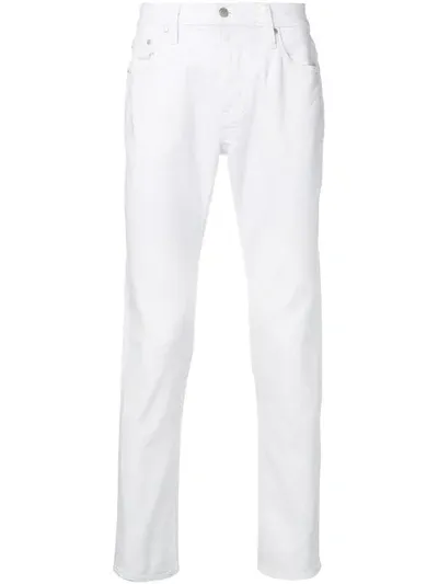 Michael Michael Kors Slim Fit Jeans In White