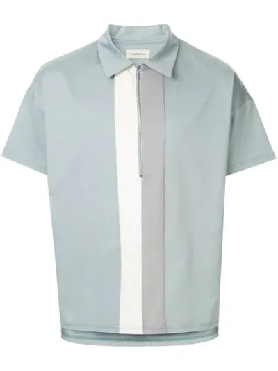 Factotum Colour-block Polo Shirt In Green