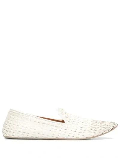 Marsèll Woven Loafers In White