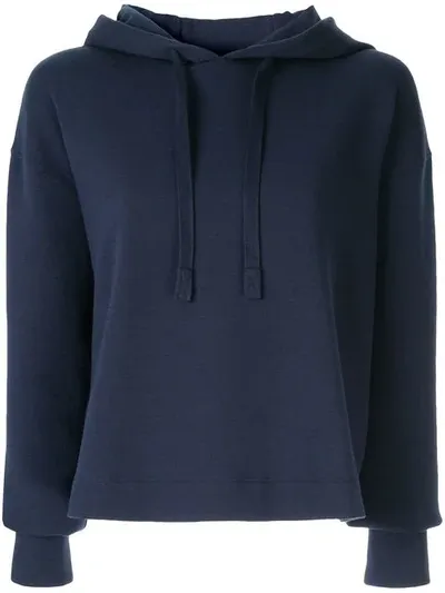 Ck Calvin Klein Long Sleeve Hoodie In Blue