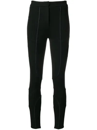 Fendi Skinny Fit Trousers In Black