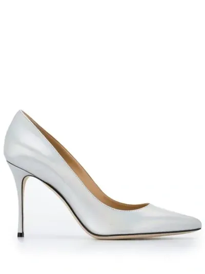 Sergio Rossi Godiva Pumps In Silver