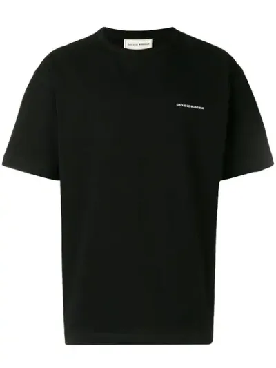 Drôle De Monsieur Classic Logo T-shirt In Black