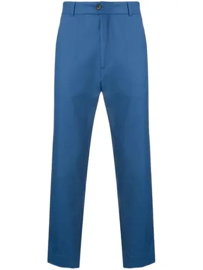 Société Anonyme Classic Chino Trousers In Blue