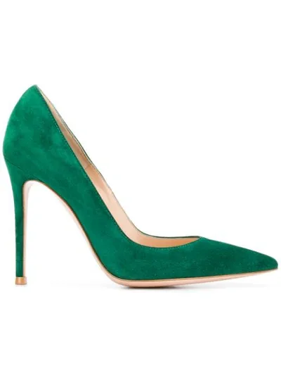 Gianvito Rossi Gianvito 105 Suede Pumps In Green