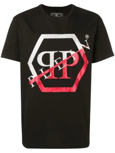 Philipp Plein Statement T-shirt In Black