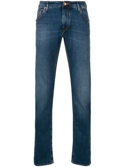 Hand Picked Slim Fit Jeans In Blue