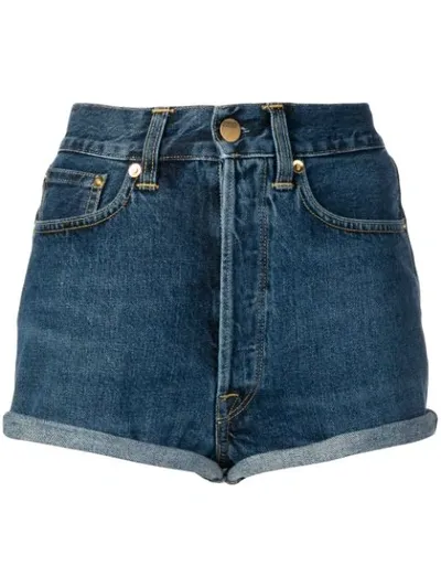 Golden Goose Denim Shorts In Blue