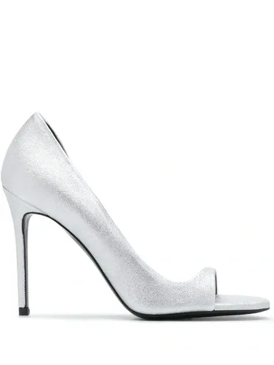 Maison Ernest Stiletto Sandals In Silver