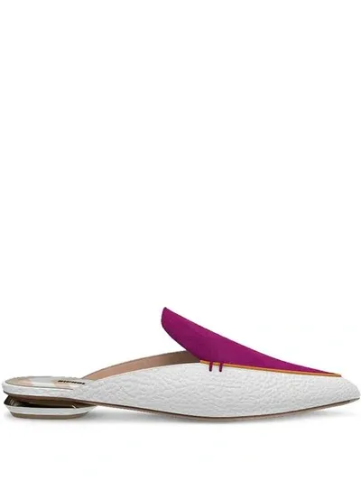 Nicholas Kirkwood Customisable Beya Mules In White