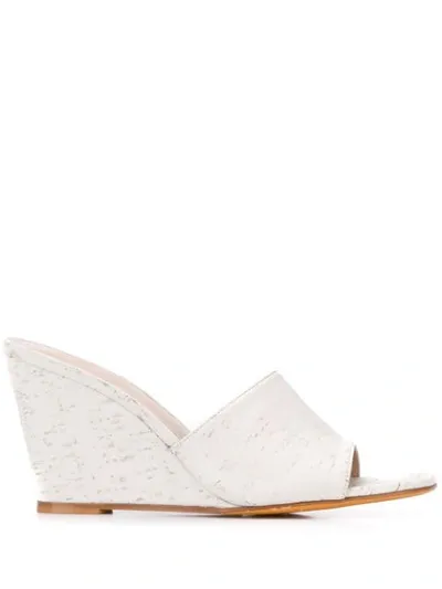 Maryam Nassir Zadeh Mule Wedges In Grey